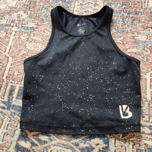 Buffbunny black and rose gold tank top, XS